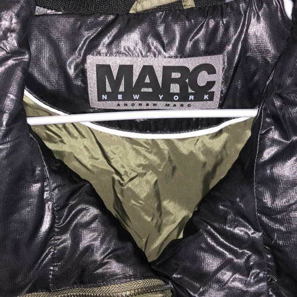 Marc New York Asymmetrical Down Puffer Jacket - Picture 3 of 7